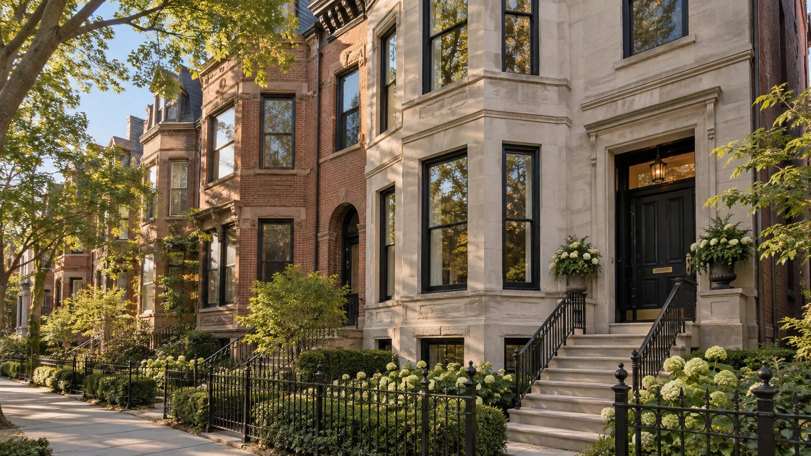Illustrative Chicago residential architecture
